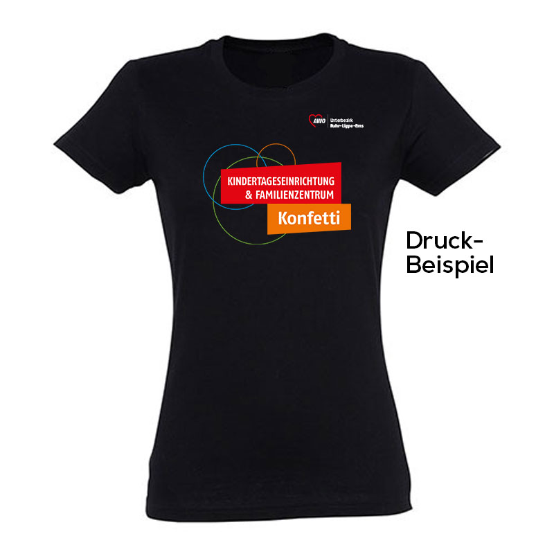 Damen Basic T-Shirt KiTa | AWO Ruhr-Lippe-Ems