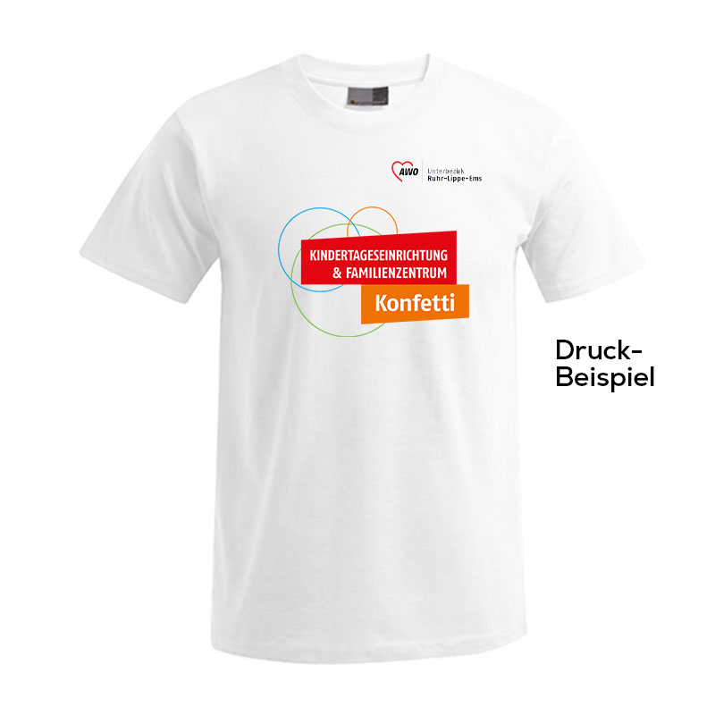 Herren Premium T-Shirt Kita | AWO Ruhr-Lippe-Ems – Bild 2